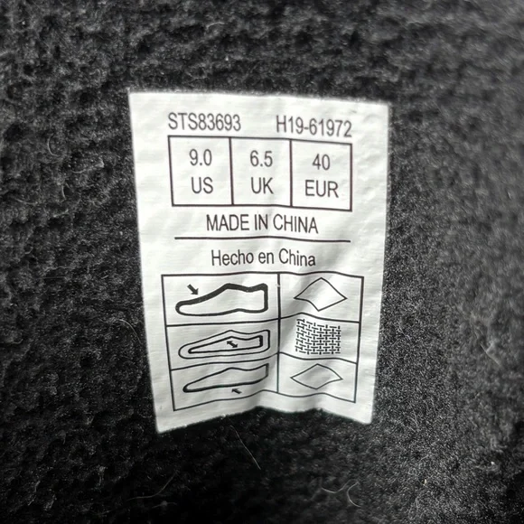 Sperry Topsider Gosling Quilted Duck Boot Waterproof Black - Picture 6 of 11